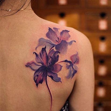 flower butt tattoos|43 Beautiful Flower Tattoos for Women